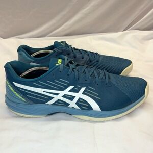 Asics Solution Swift FF Mens Shoes Sz 12 Blue Lace-Up Round Toe Low Top Sneakers